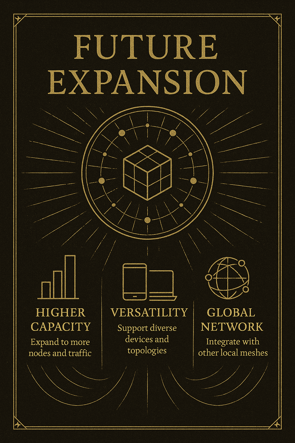 Future: digital and physical nodes converge into a unified mesh